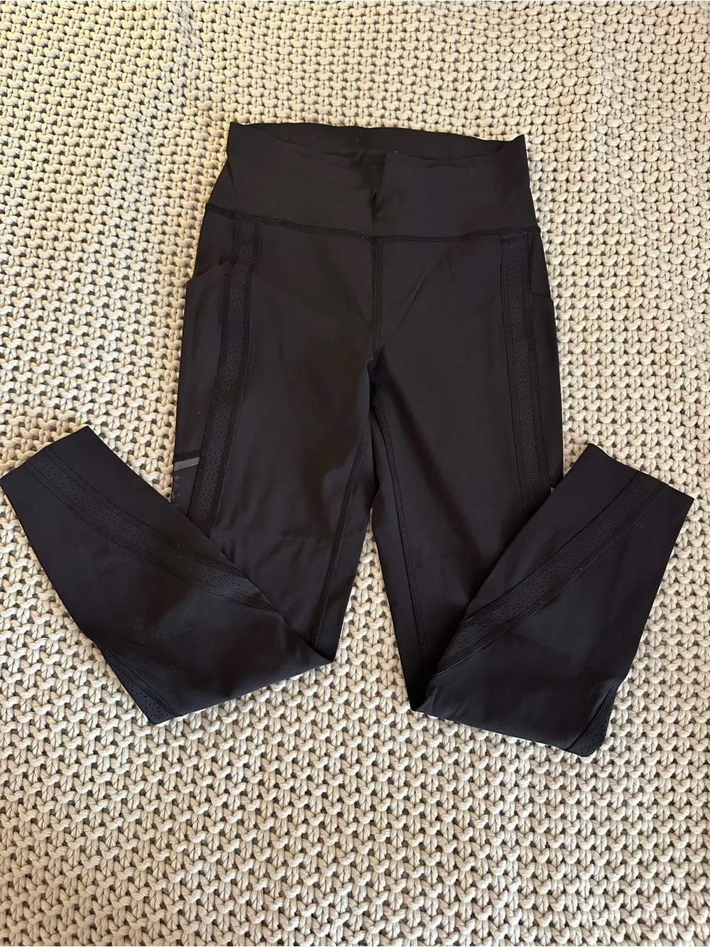 RARE Lululemon Compression High-Waist Black Leggings Sz6